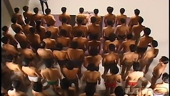 Japanese Orgy With Bukkake And Blowjob