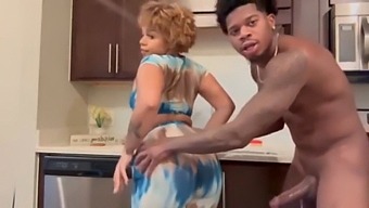 Hot Sexy 18-Year-Old Girl Gets Fucked In The Kitchen.